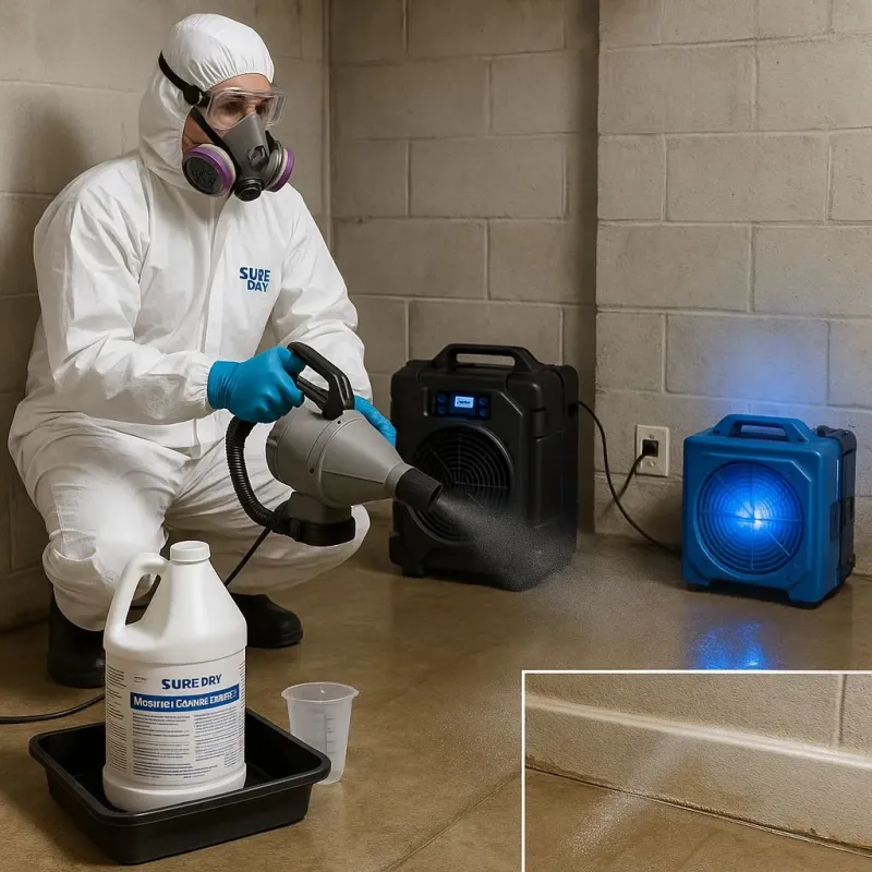 Sanitization and Odor Removal process in Bastrop County, TX